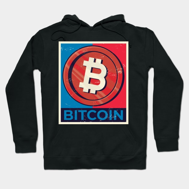 Bitcoin Pop Art Hoodie by BitcoinSweatshirts